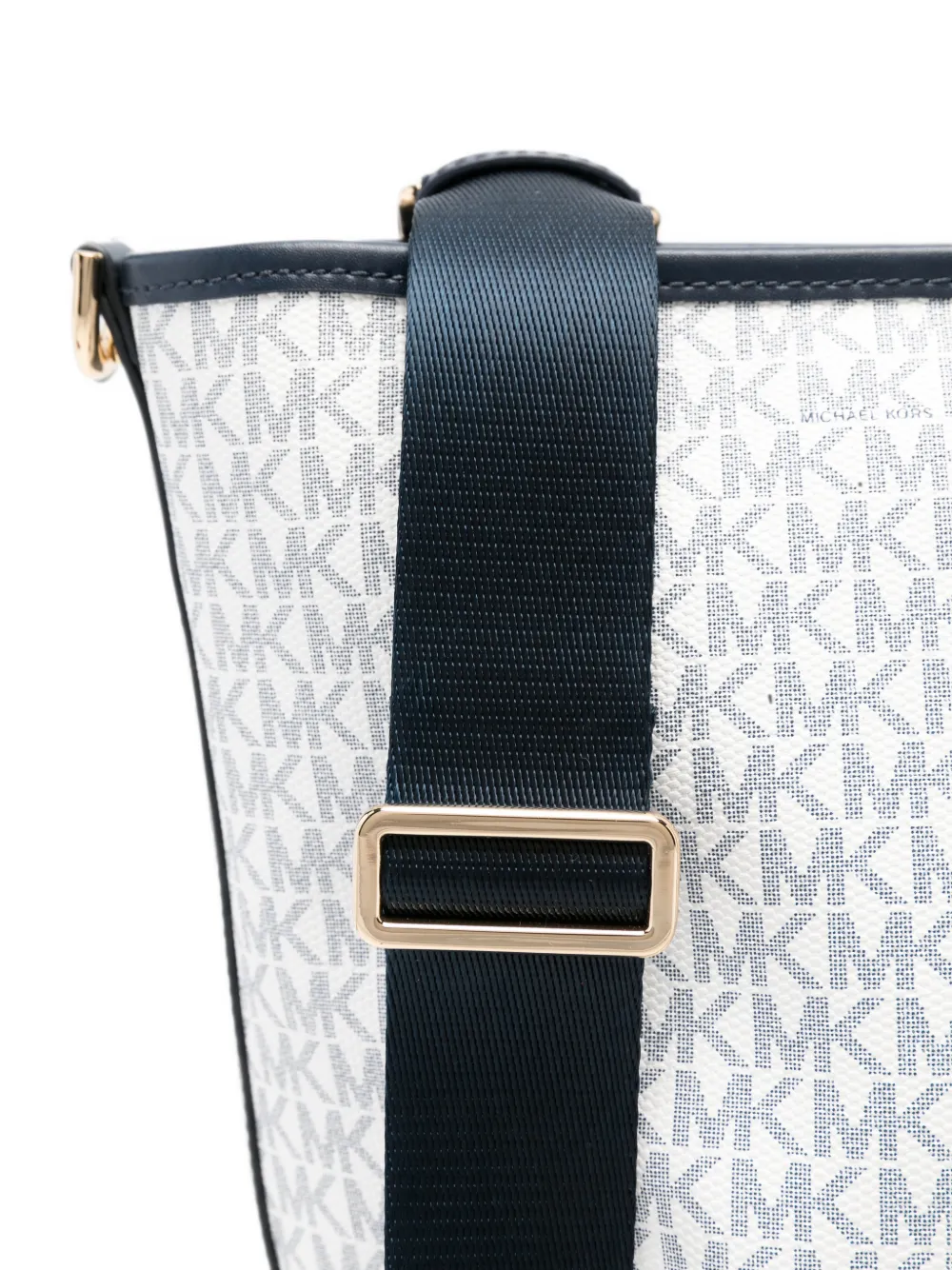 Michael Kors Shopper met monogram-patroon en logo-plakkaat Wit