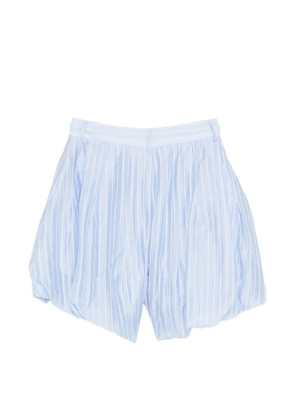 THELATEST Dafne gestreepte ballonshorts Blauw