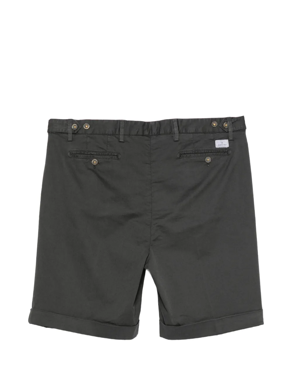 Manuel Ritz Shorts met riemlussen Grijs