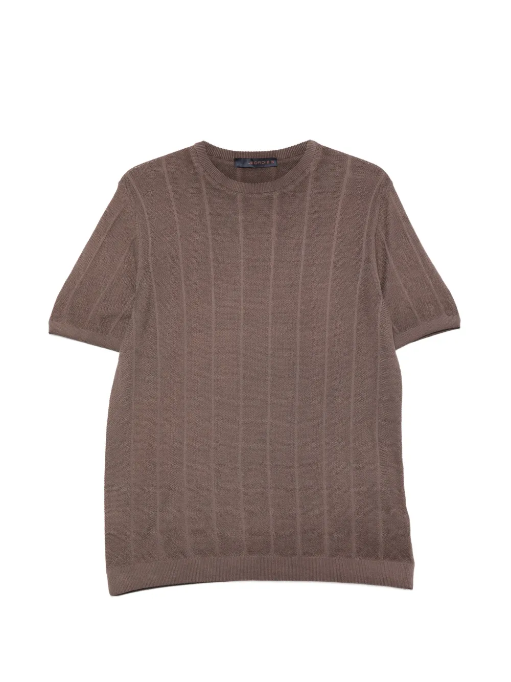 Jeordie's vertical-stripe sweater - Braun