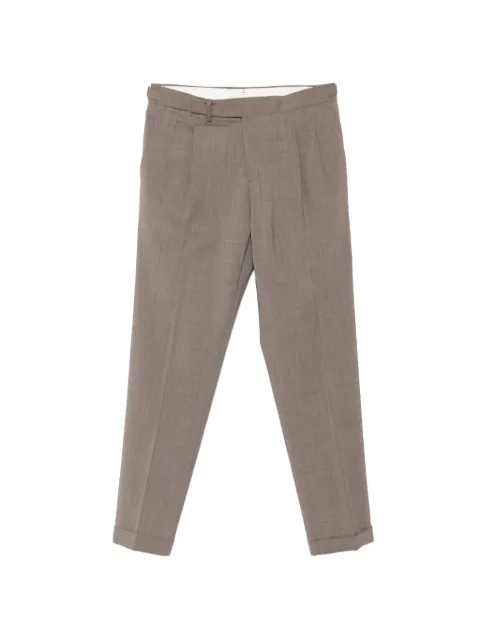 Briglia 1949 pleated turn-up trousers