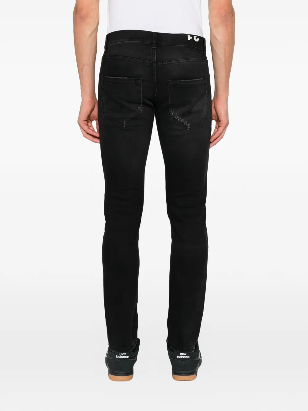 DONDUP Slim-fit jeans Zwart