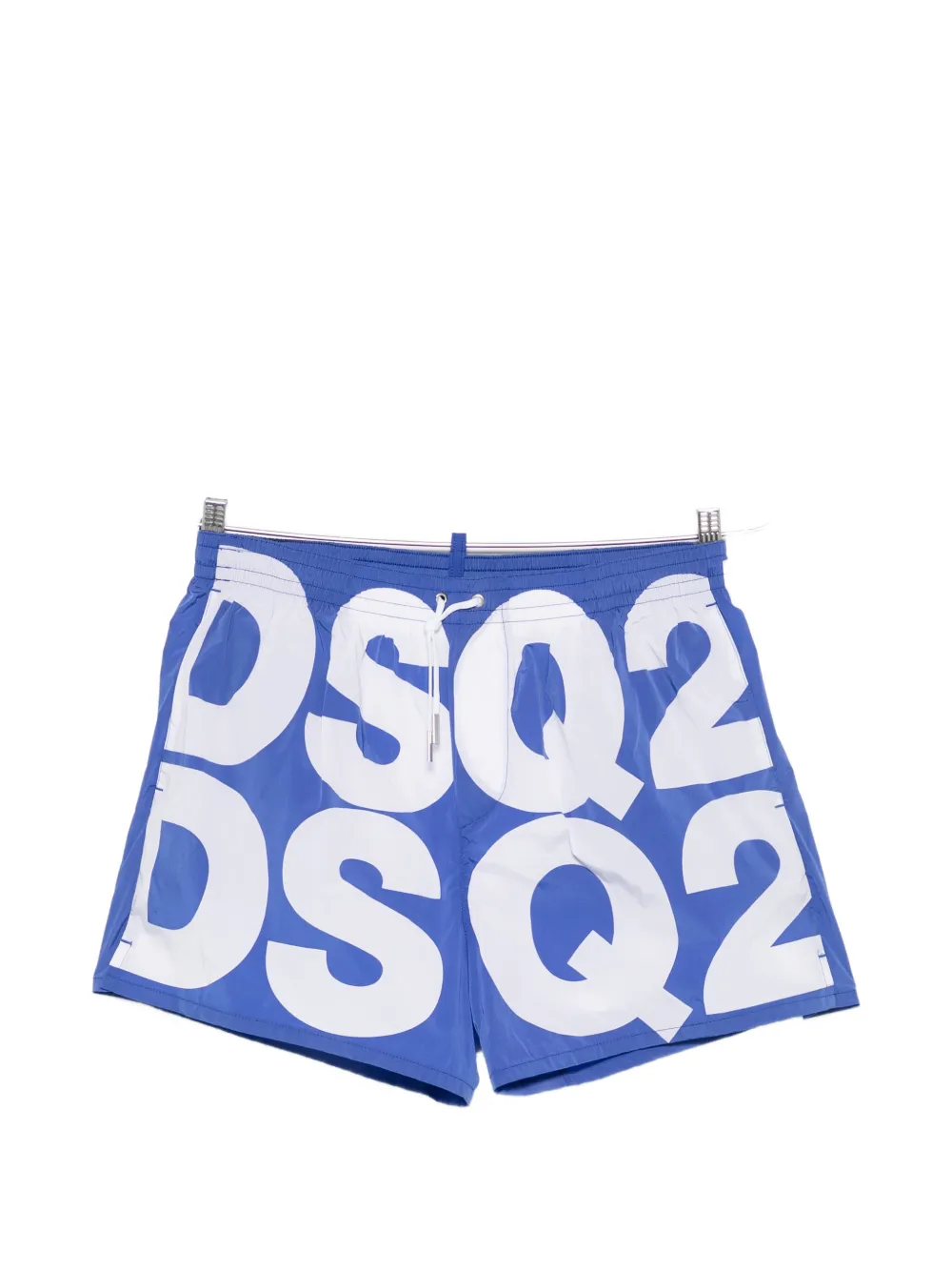 Dsquared2 Logo-print Drawstring Swim Shorts In Blue