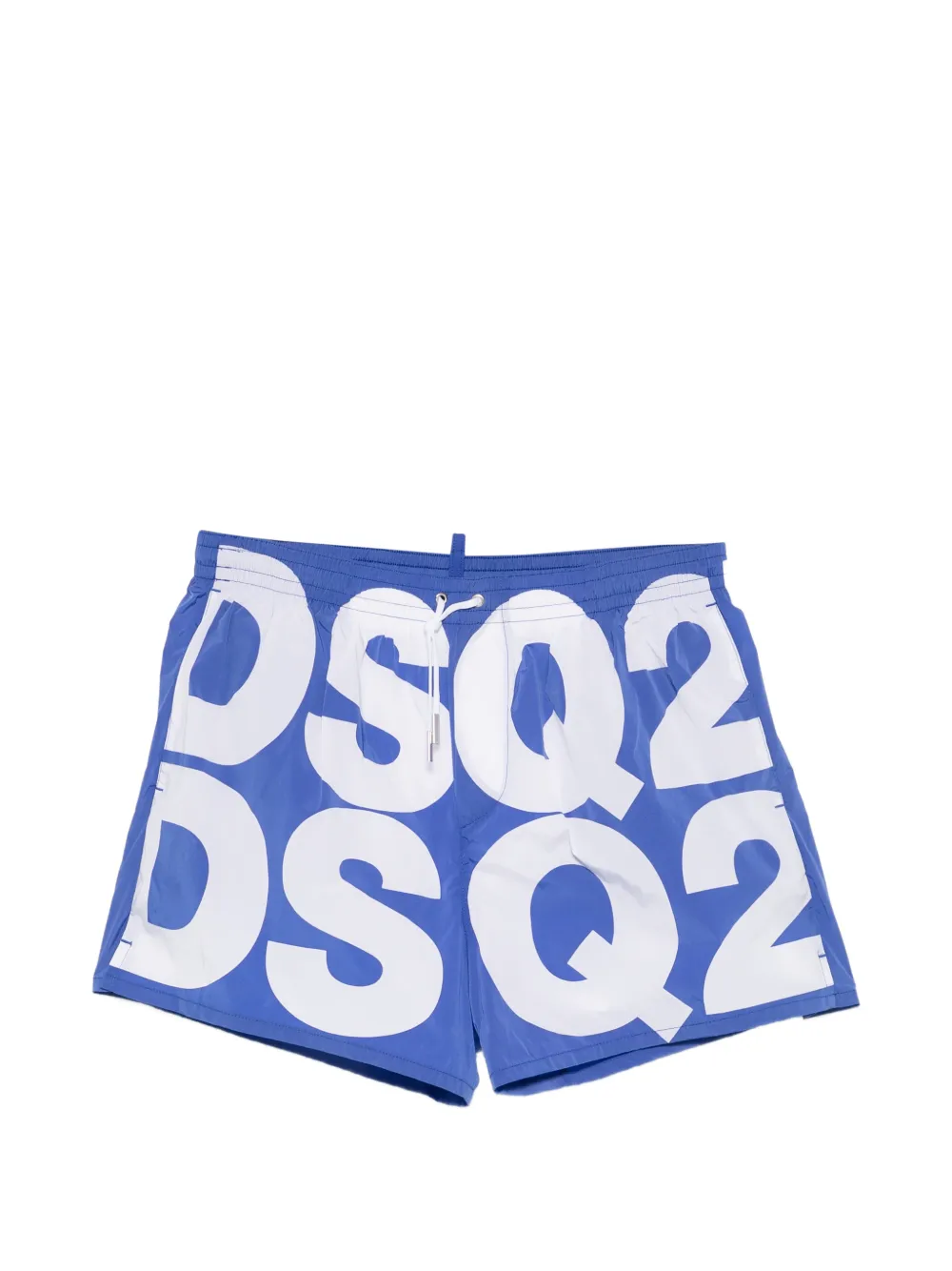 DSQUARED2 logo-print drawstring swim shorts - Blu