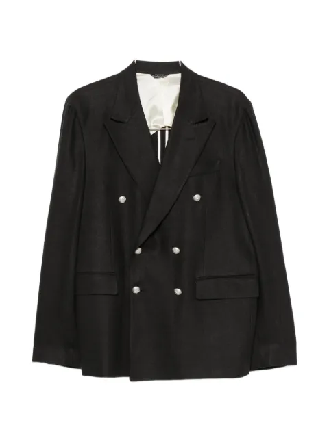 Brian Dales double-breasted peak-lapel blazer
