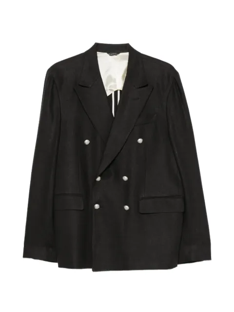 Brian Dales double-breasted peak-lapel blazer