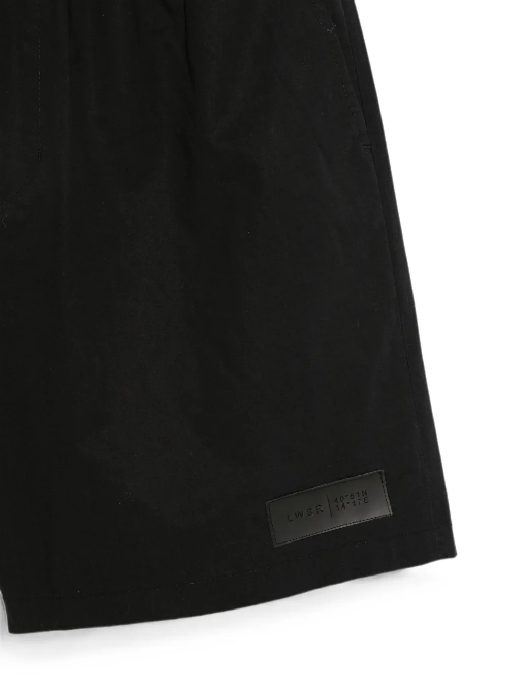 Low Brand Shorts met logopatch Zwart