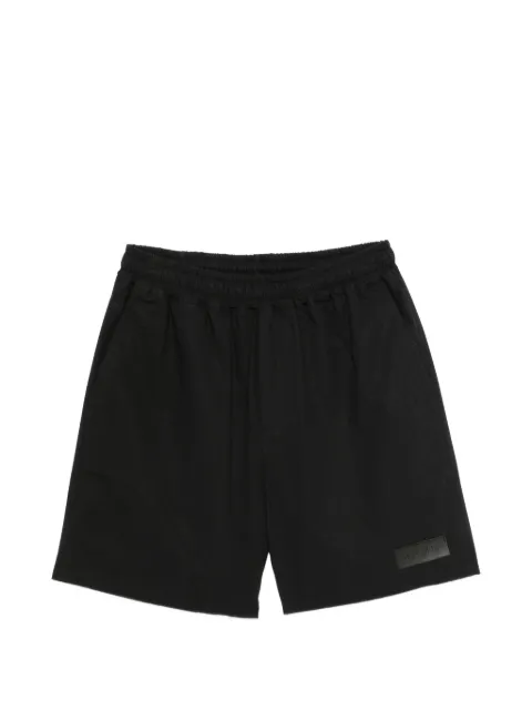 Low Brand logo-patch elasticated-waist shorts