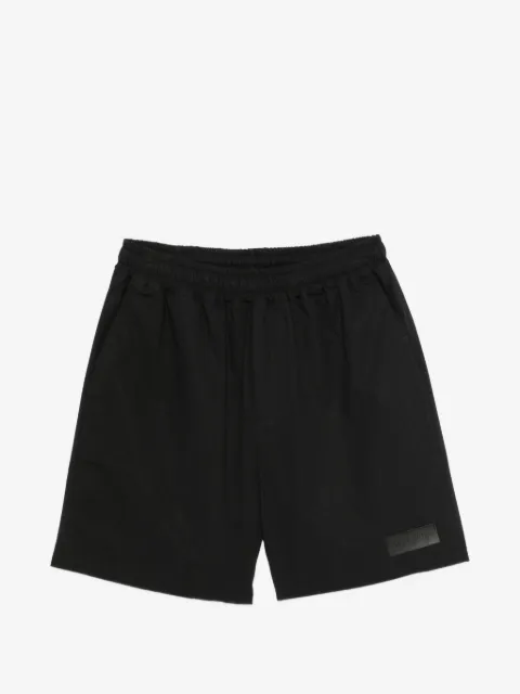 Low Brand logo-patch elasticated-waist shorts