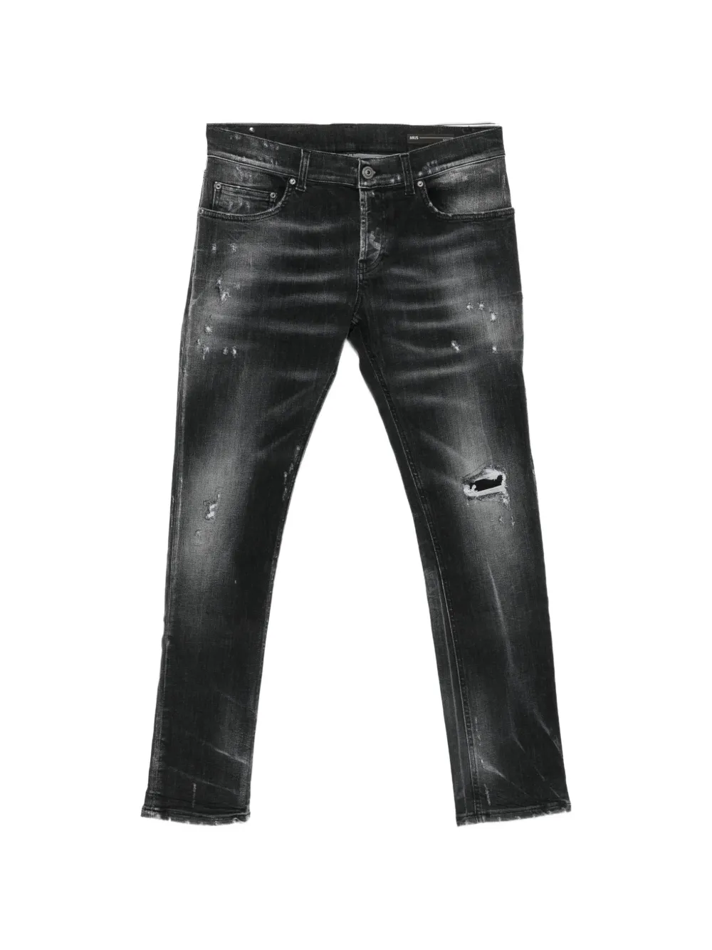 DONDUP distressed faded jeans - Nero