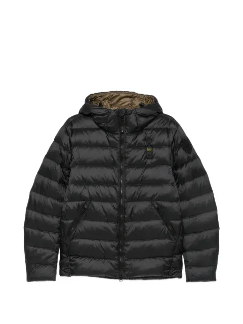 Blauer quilted hooded jacket