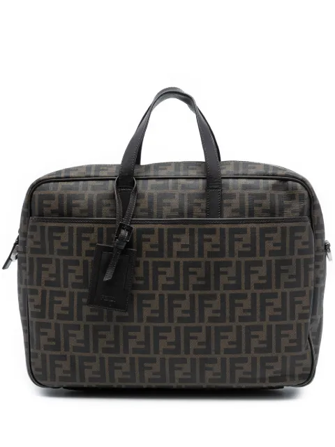 Fendi Pre-Owned 2010-2026 Zucca Coated Canvas business bag