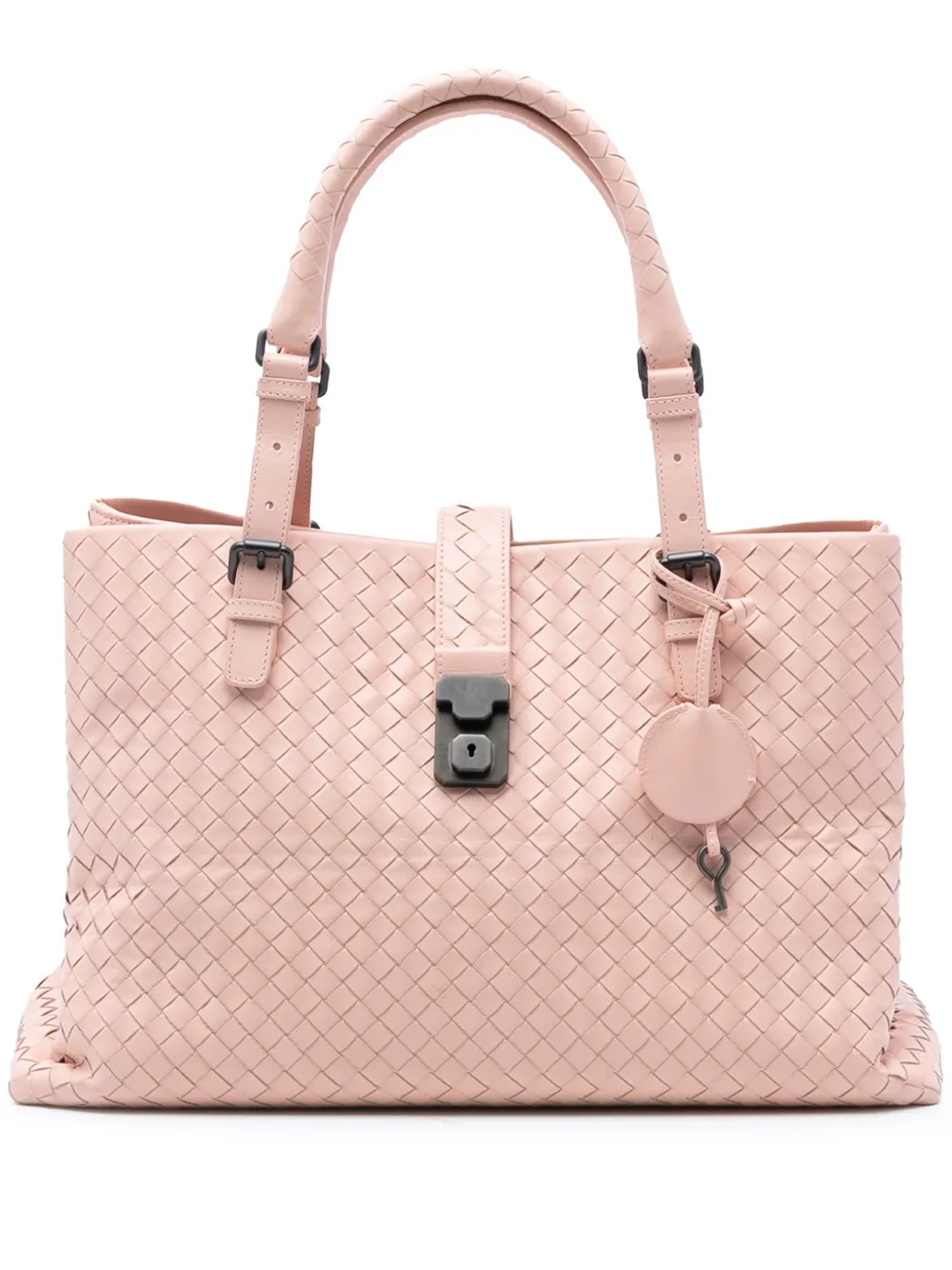 Bottega Veneta Pre-Owned Borsa tote Intrecciato Roma media in nappa 2012-2025 - Rosa