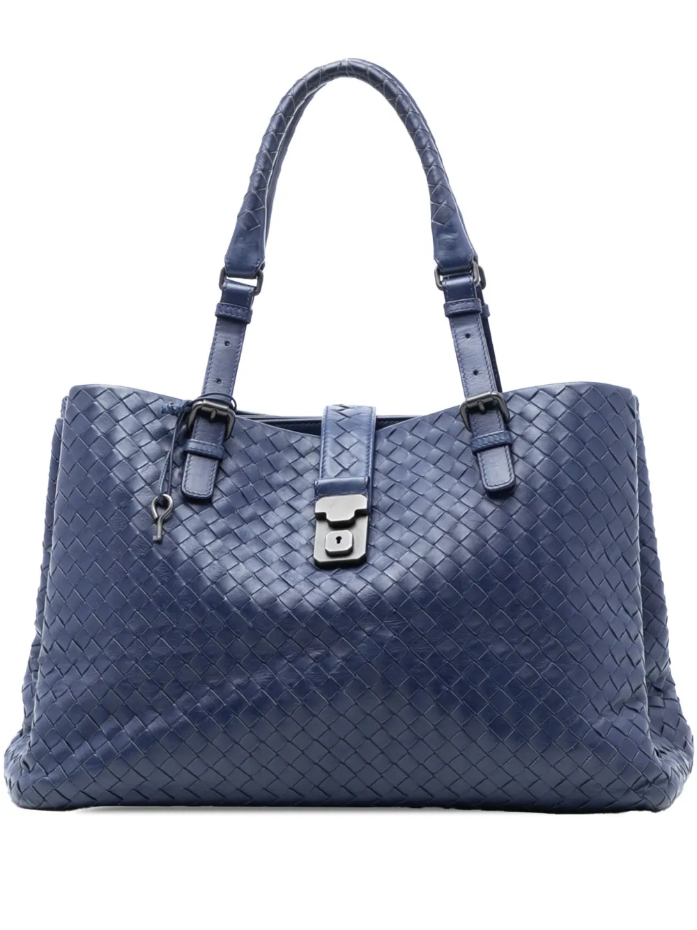 Bottega Veneta Pre-Owned 2011 Medium Nappa Intrecciato Roma tote bag - Blu