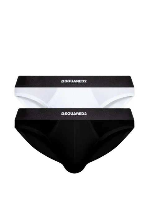 DSQUARED2 lot de deux culottes à taille élastiquée