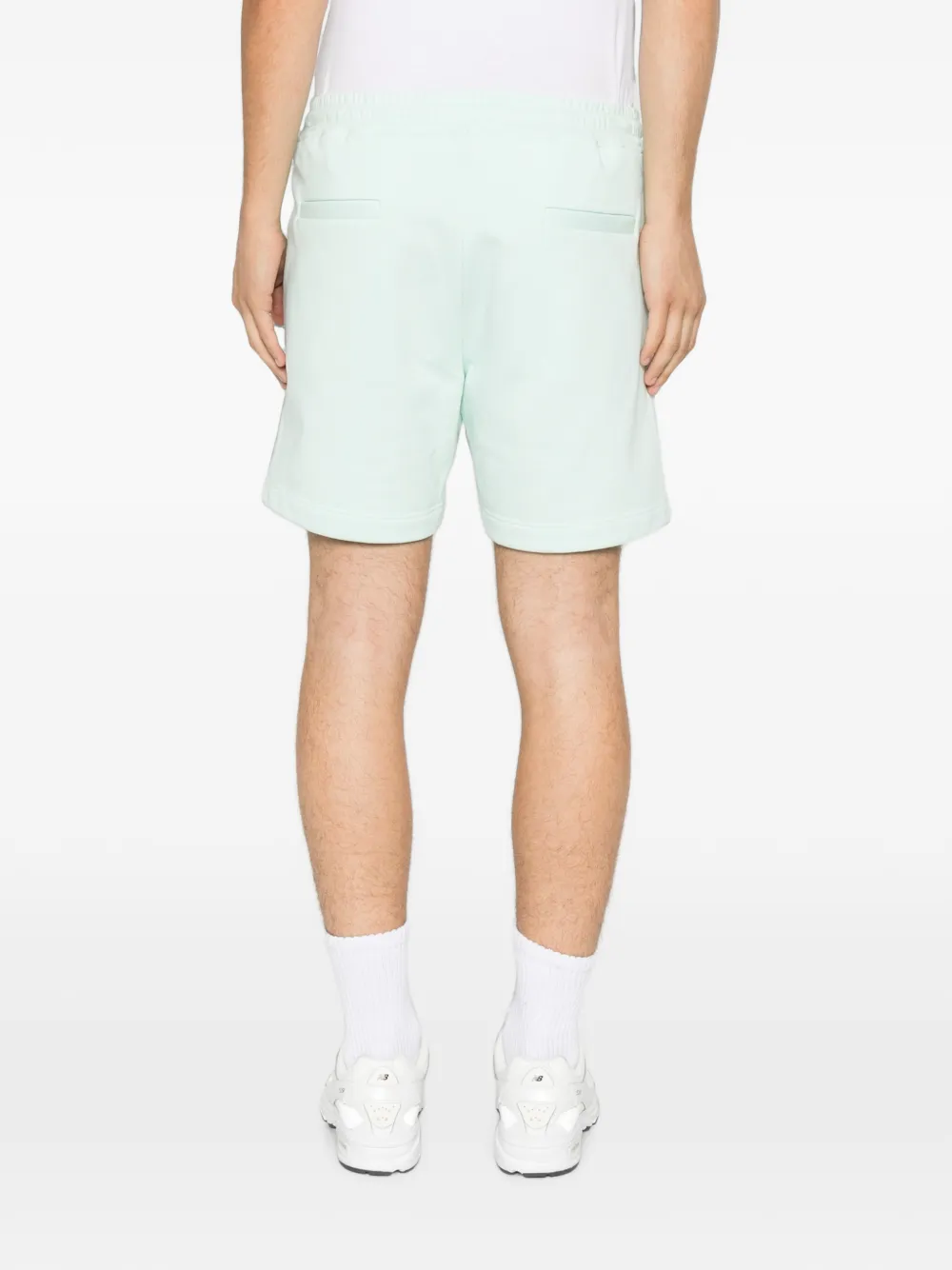 Low Brand Shorts met logopatch Groen