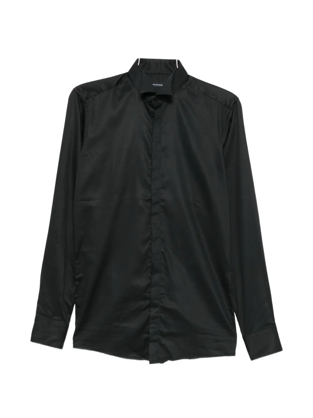 Carlo Pignatelli classic-collar concealed-placket shirt - Nero