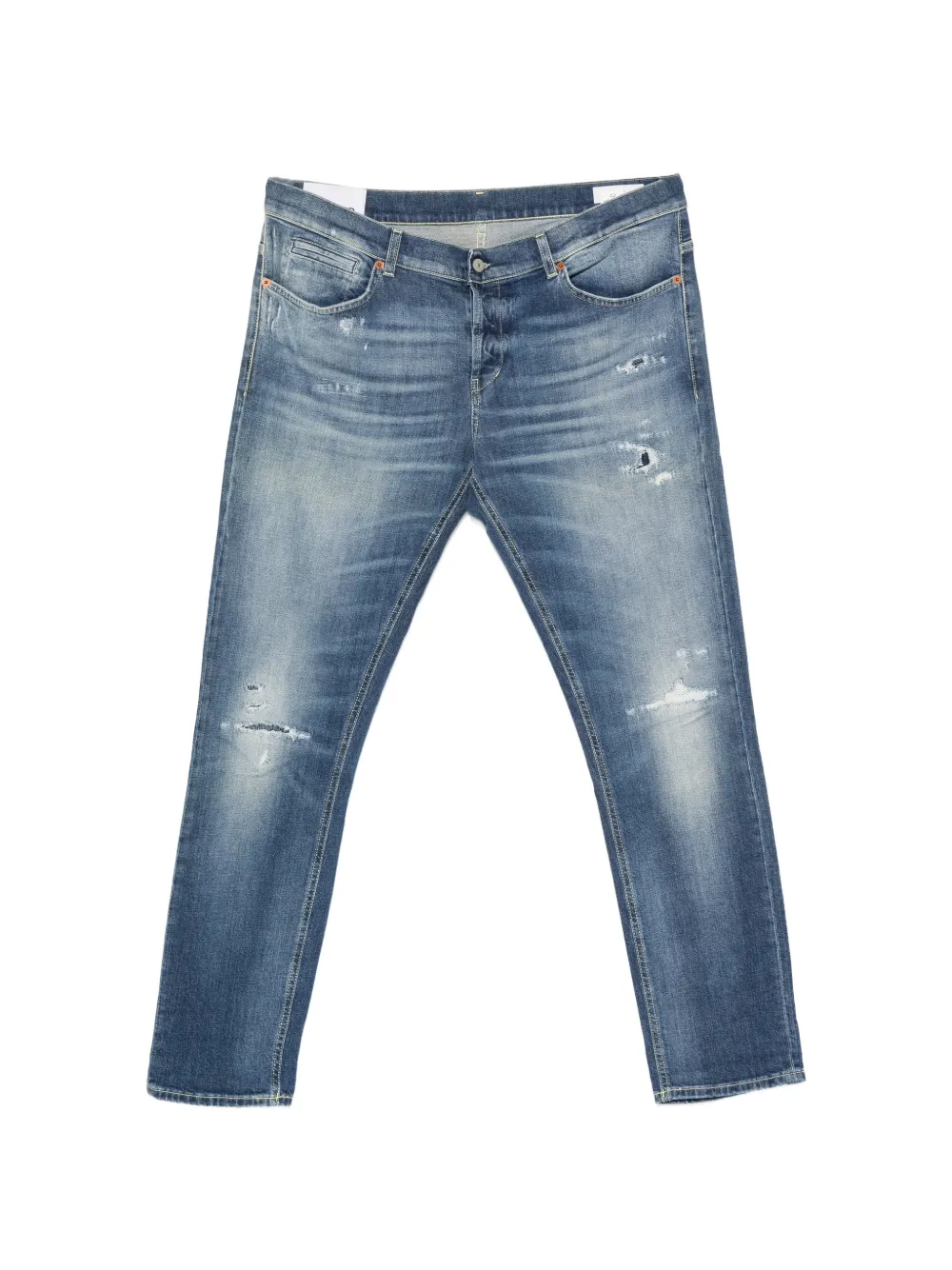 DONDUP George distressed-effect jeans - Blu