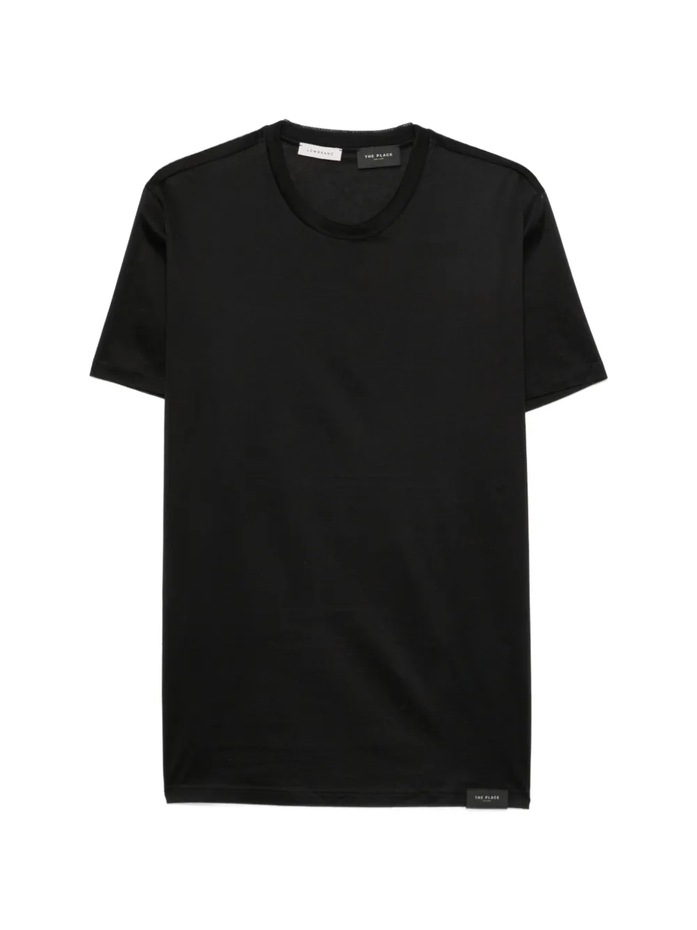 Low Brand T-shirt con applicazione logo - Nero