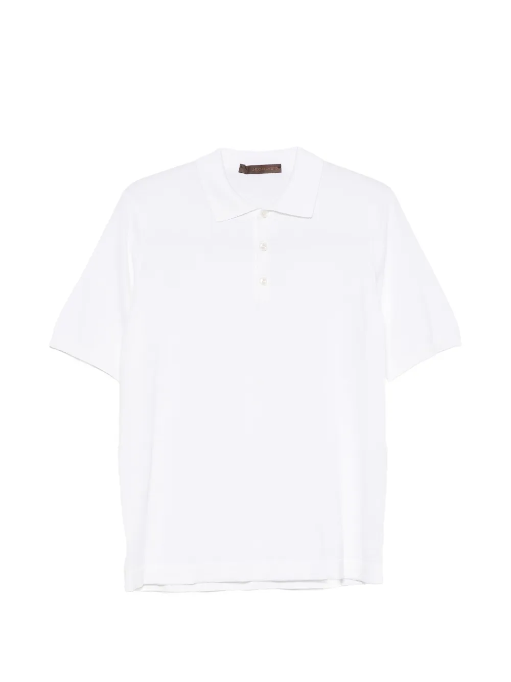 Jeordie's short-sleeve polo shirt - Bianco