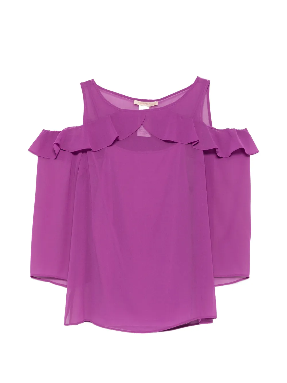 Pennyblack ruffled cold-shoulder blouse - Viola