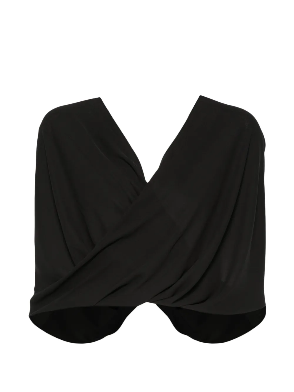 Hanita draped top - Nero