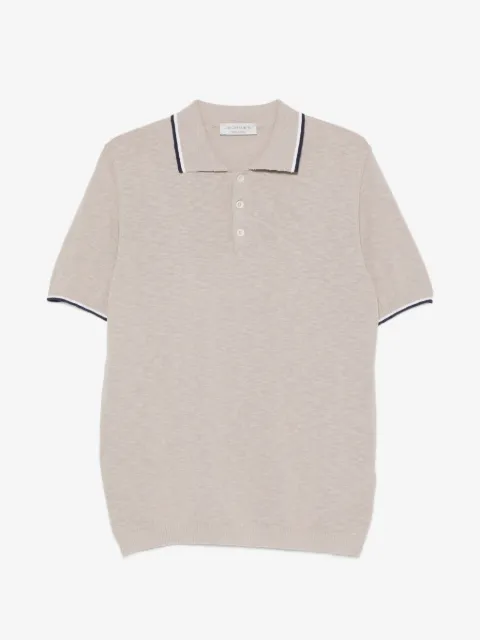 Jeordie's tipping-detail polo shirt