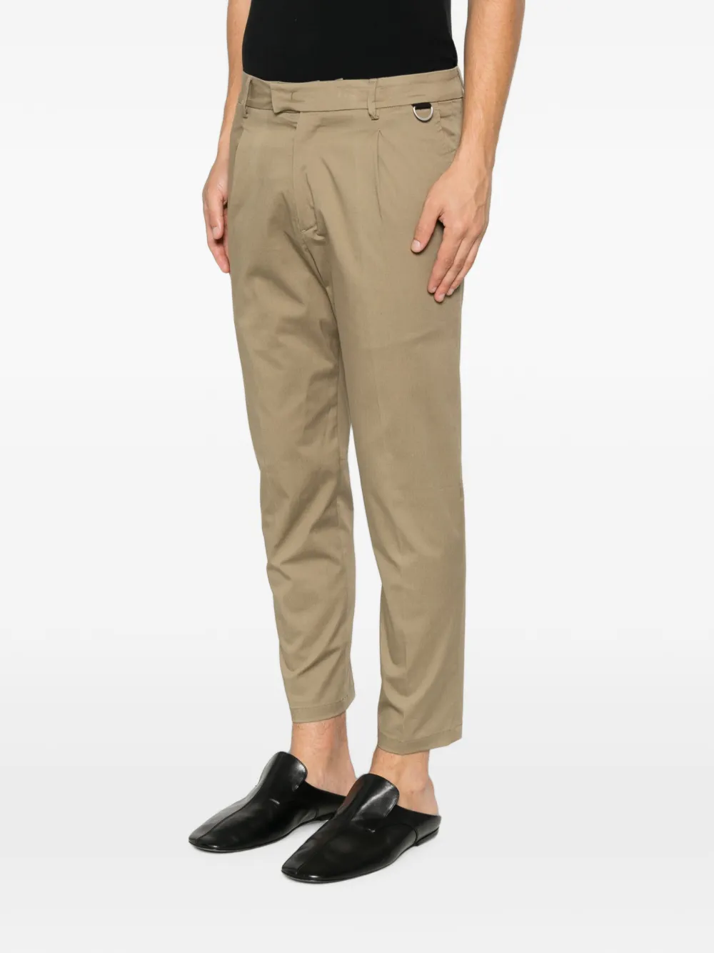 Low Brand D-ring broek Beige