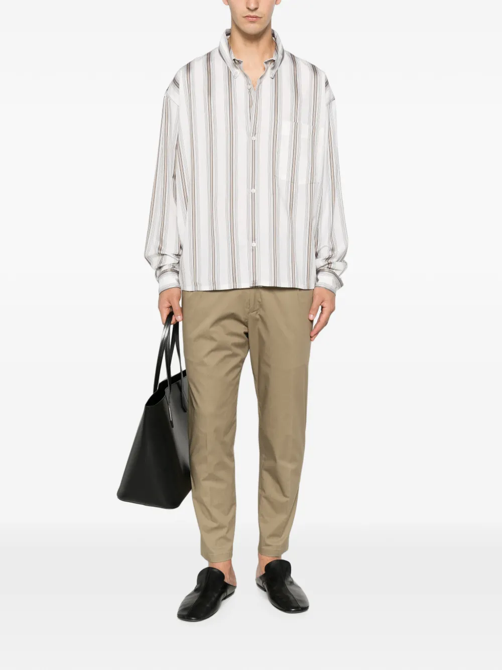 Low Brand D-ring broek Beige