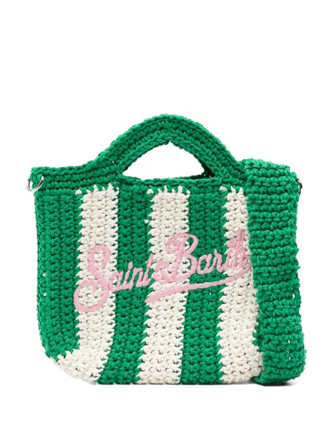 MC2 Saint Barth striped embroidered tote bag