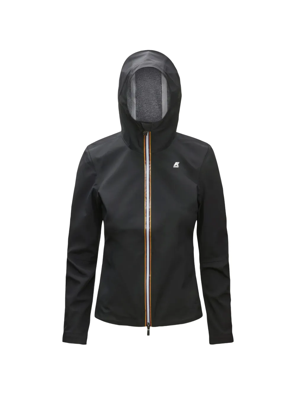 K-Way Lily hooded zip-up jacket - Nero