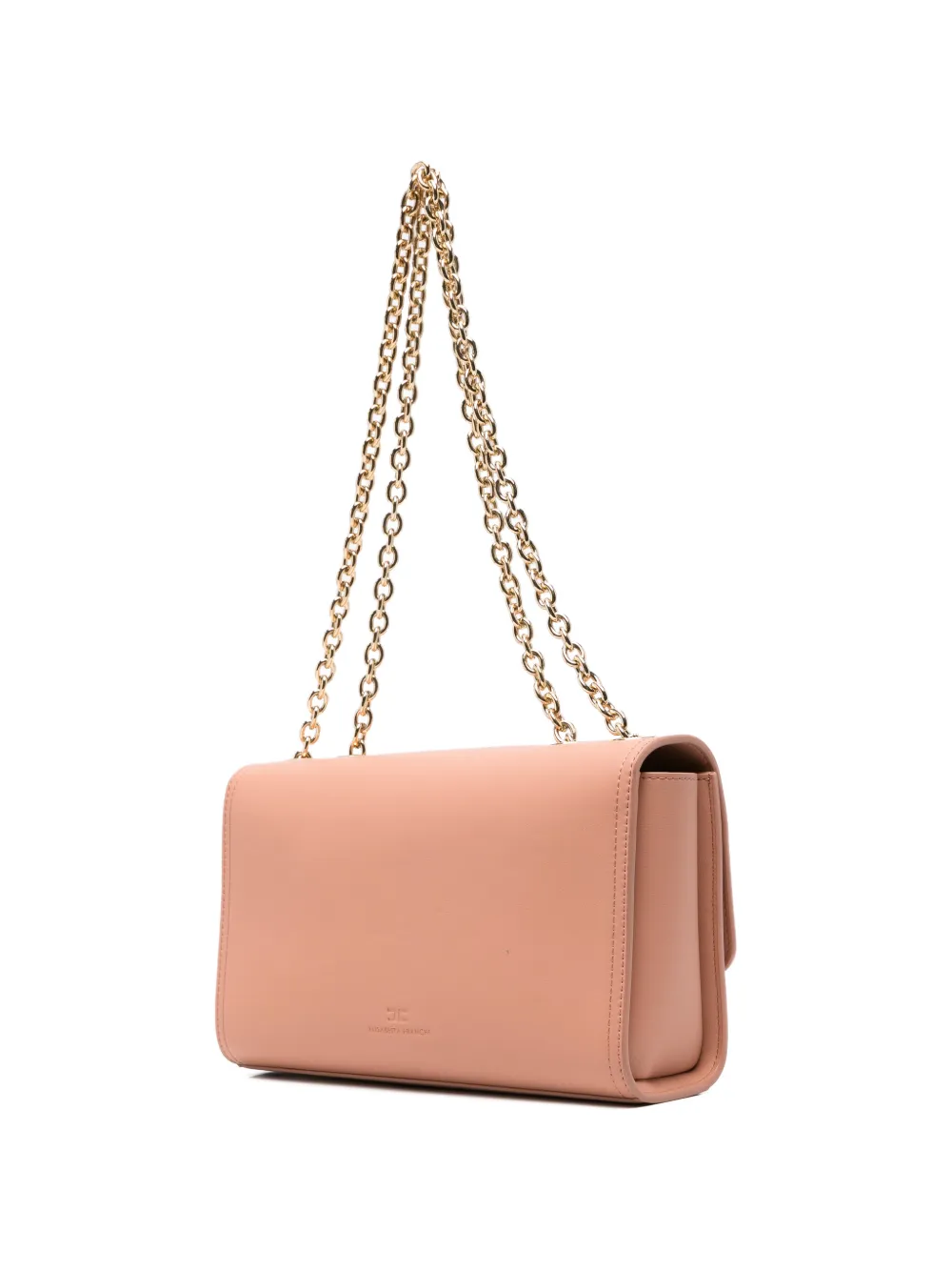 Elisabetta Franchi Schoudertas met schakelketting Roze