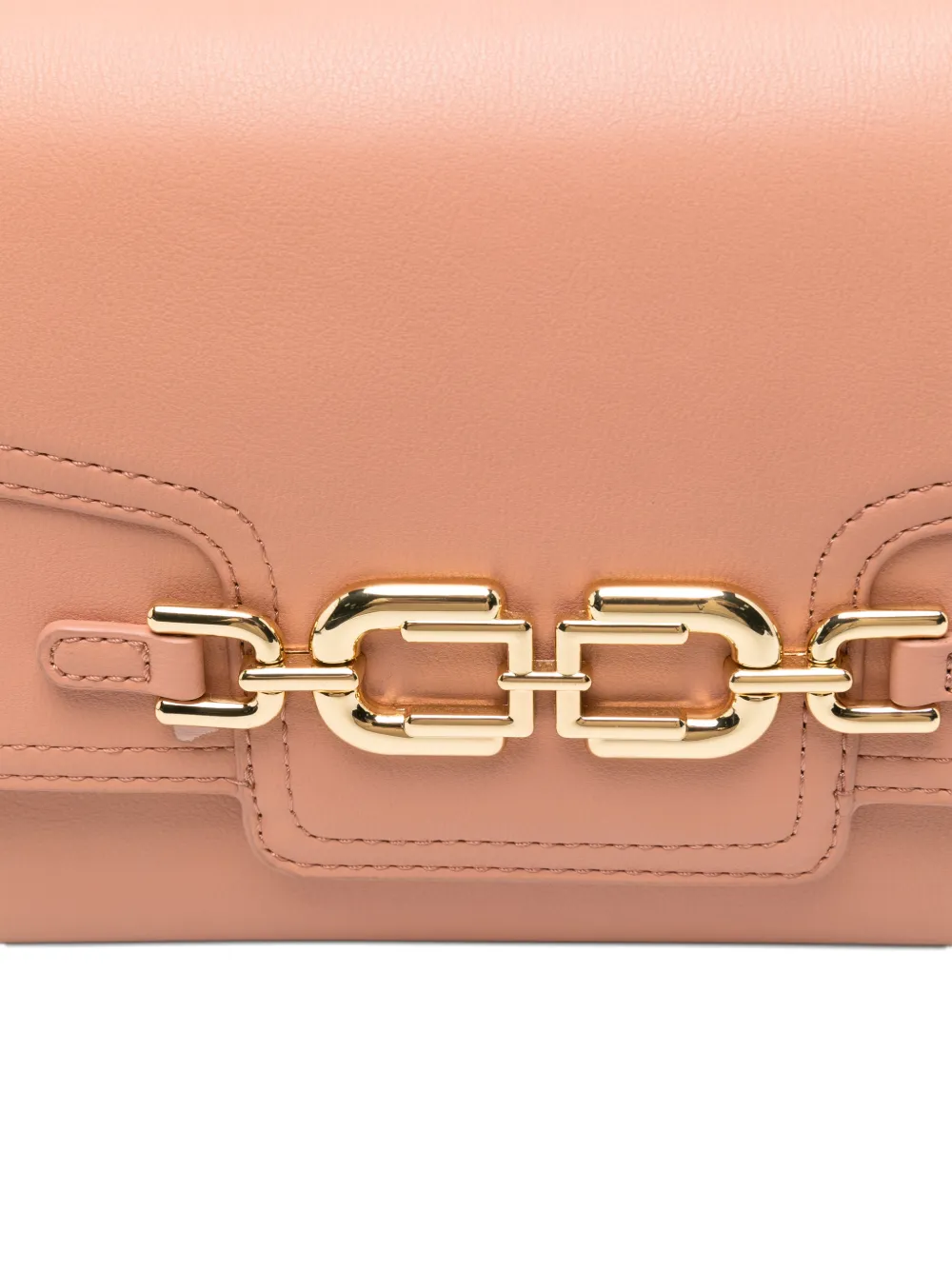 Elisabetta Franchi Schoudertas met schakelketting Roze