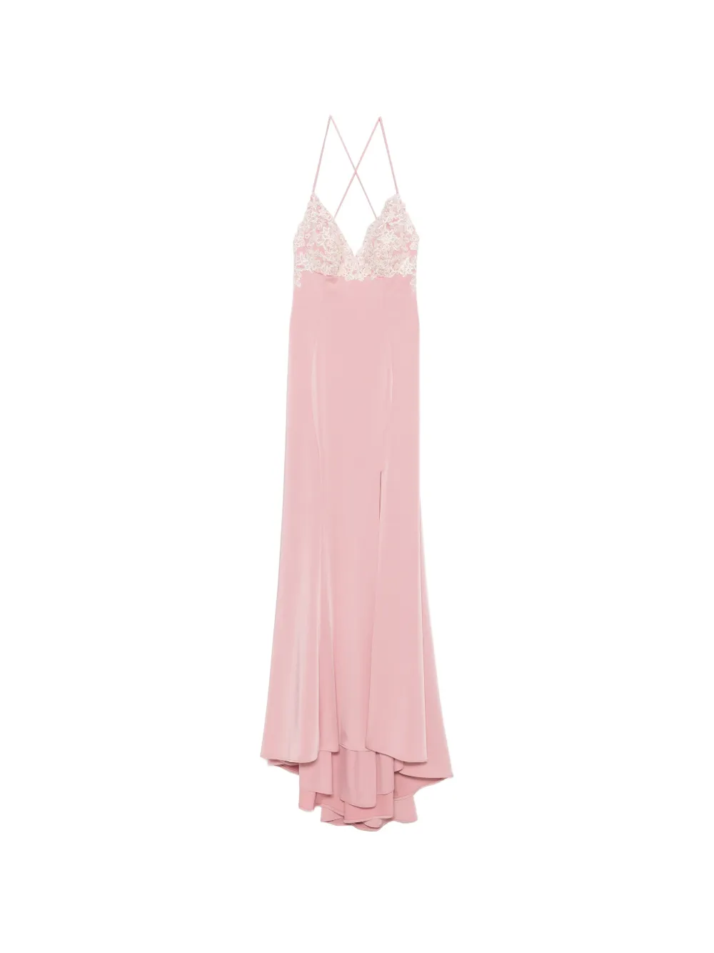 Allure Abito lungo con spacco laterale - Rosa