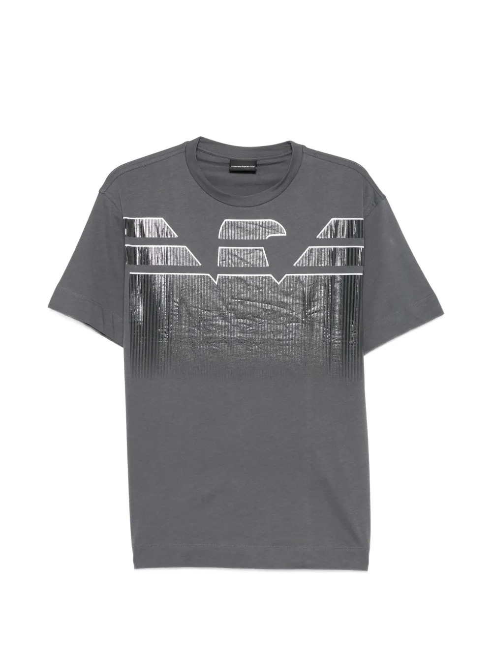 Emporio Armani T-shirt con logo - Grigio