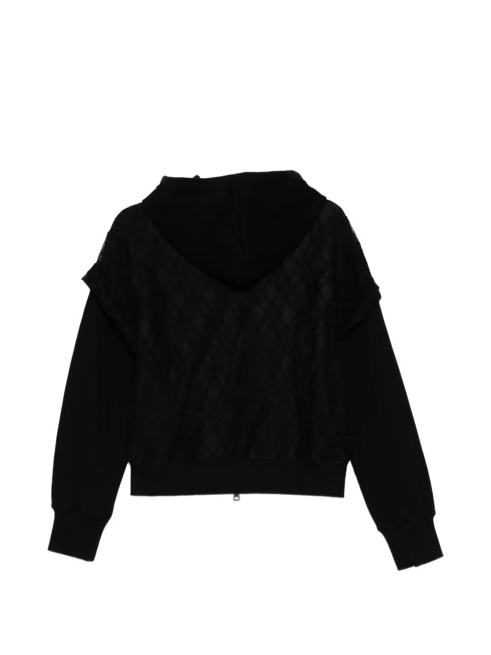  Andersson Bell Patterned Hooded Jacket - Black 