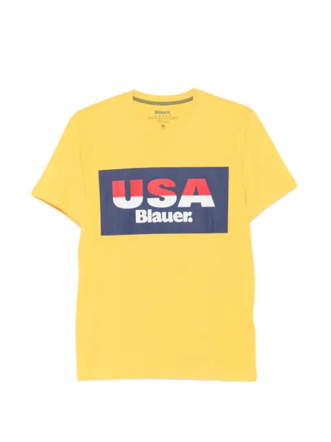 Blauer logo-print short-sleeve T-shirt
