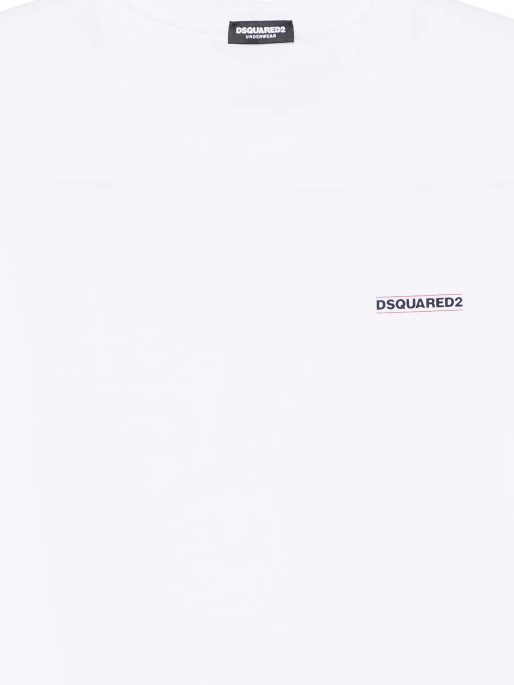 DSQUARED2 T-shirt met logoprint met ronde hals Wit