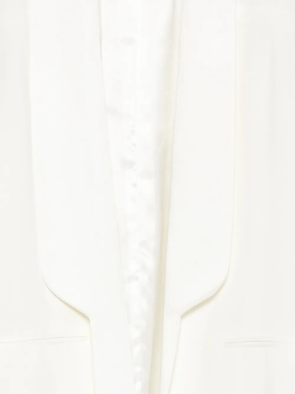 SIMONA CORSELLINI Blazer met sjaalrevers Wit