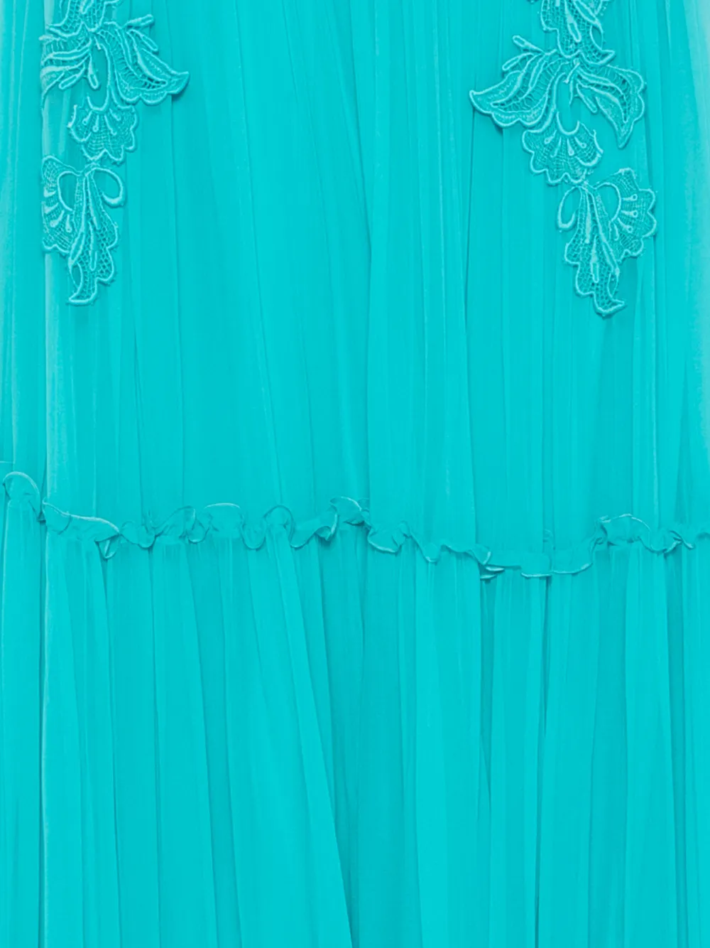 Alberta Ferretti Jurk met kant Blauw