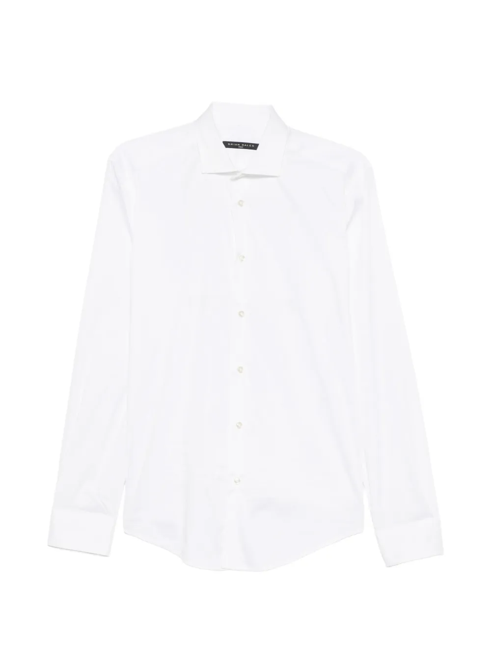Brian Dales long-sleeve spread-collar shirt - Bianco