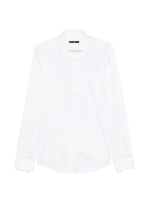 Brian Dales long-sleeve spread-collar shirt