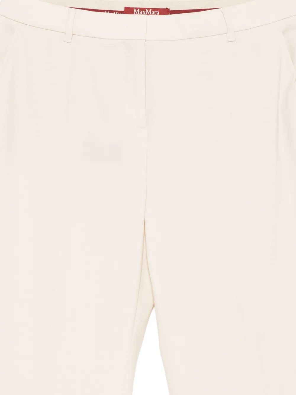 'S Max Mara Nager straight plooibroek Beige