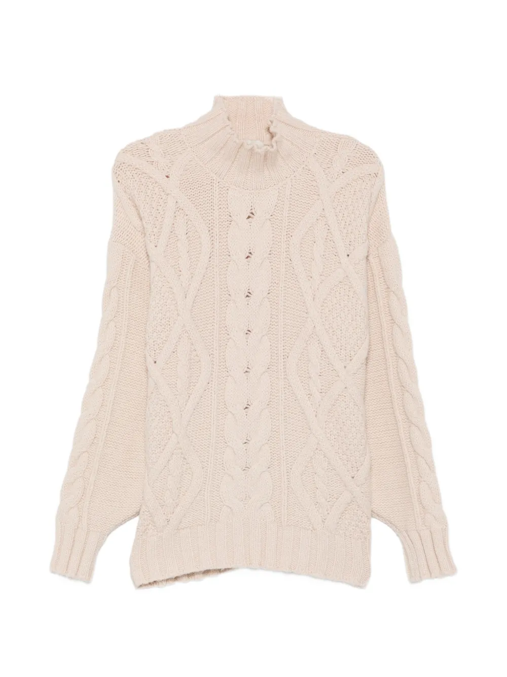 Akep cable-knit high-neck sweater