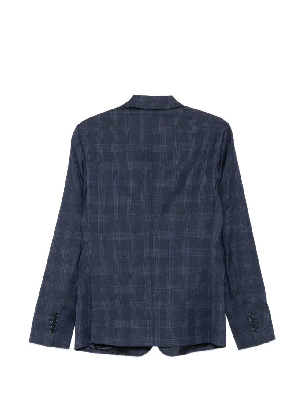 Daniele Alessandrini Geruite blazer Blauw
