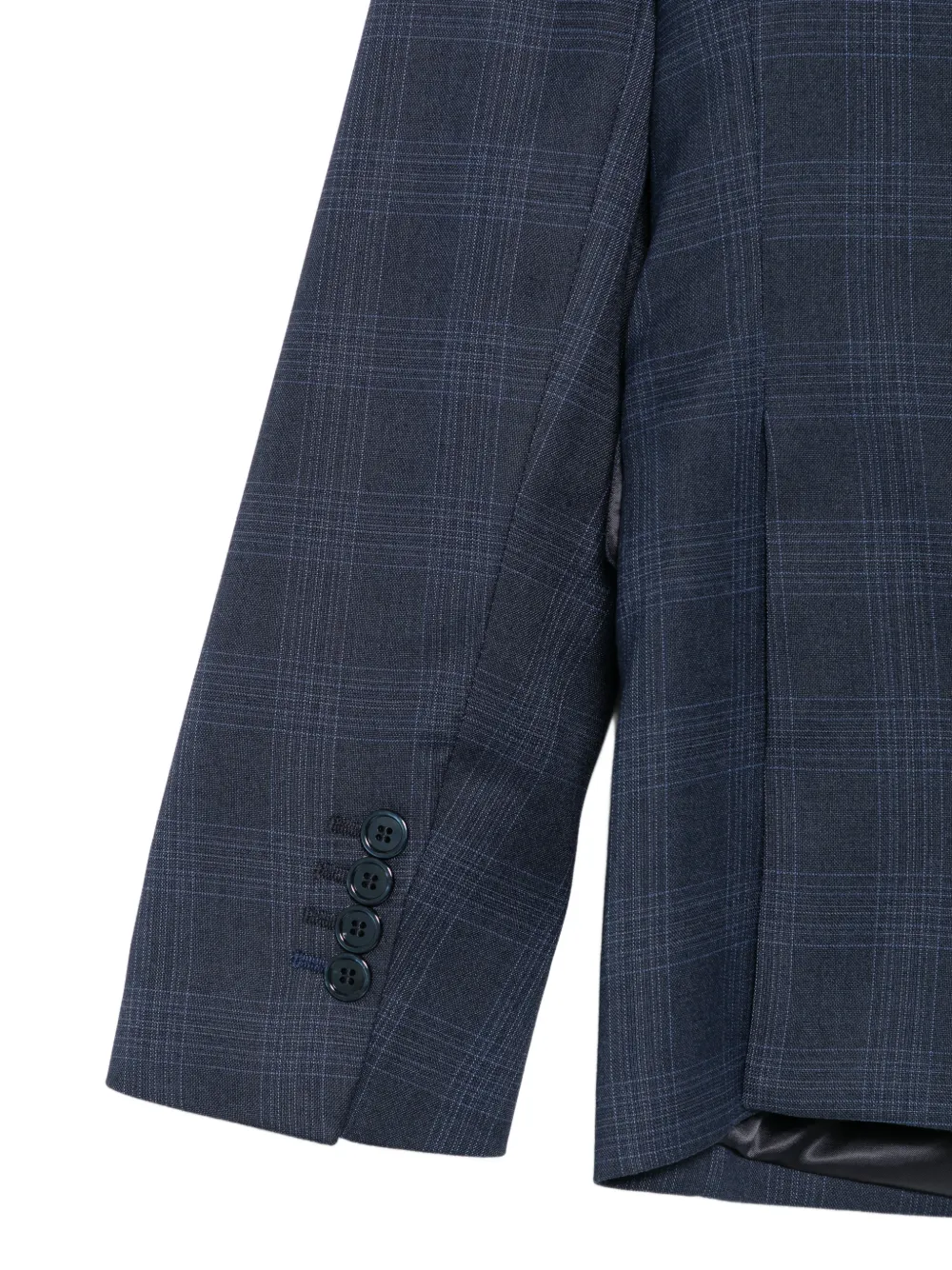 Daniele Alessandrini Geruite blazer Blauw