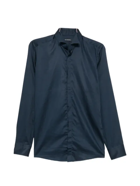 Carlo Pignatelli camisa slim con cuello italiano