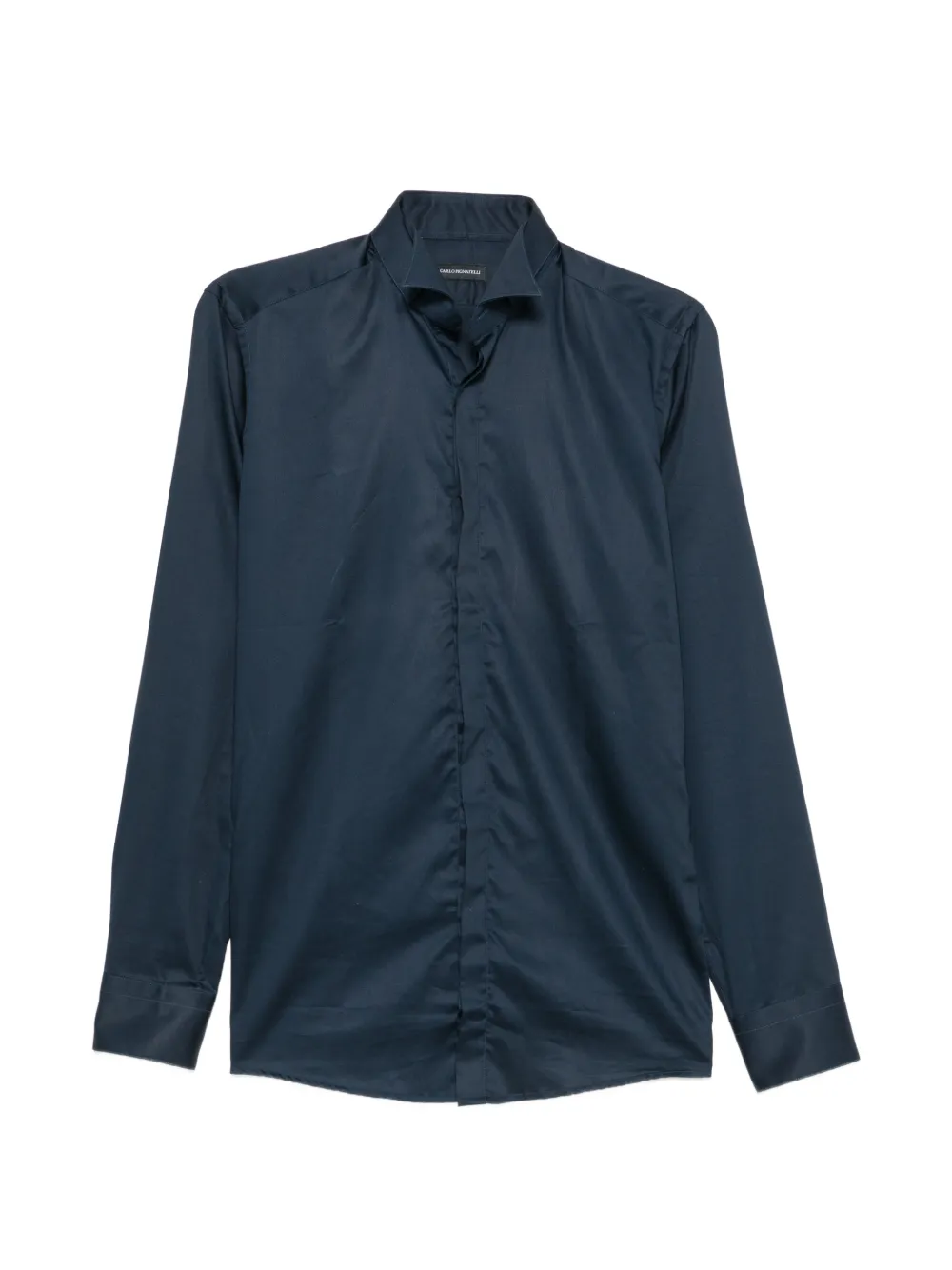 Carlo Pignatelli spread-collar slim-fit shirt - Blu
