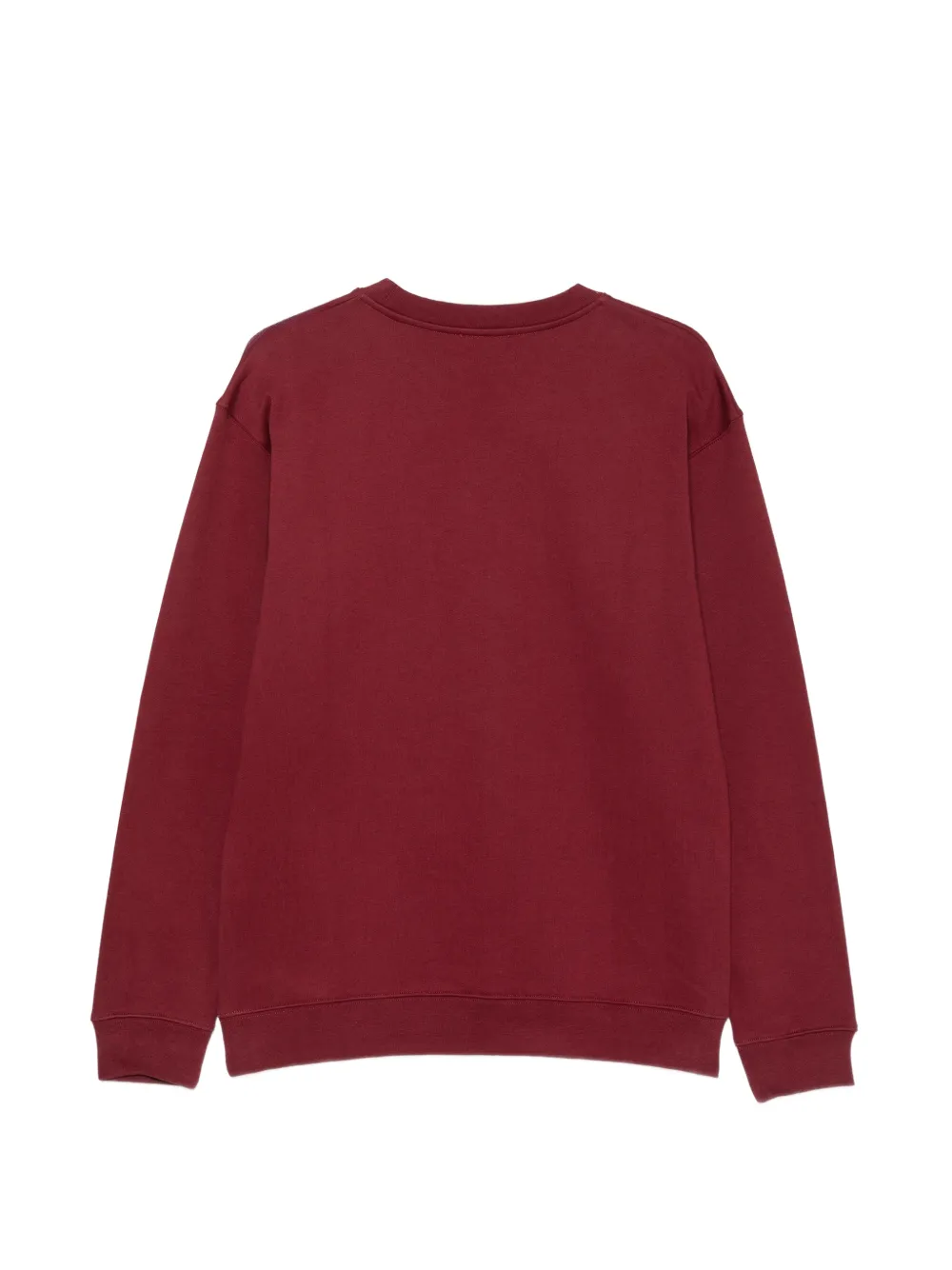 DONDUP logo-print cotton sweater Rood