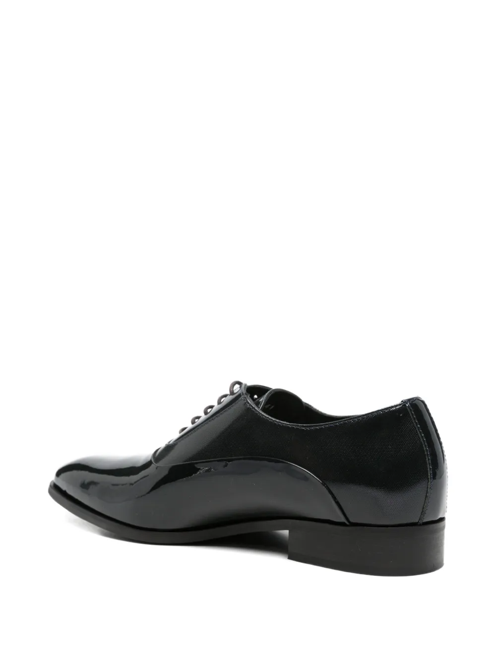Carlo Pignatelli patent-leather oxford shoes Blauw